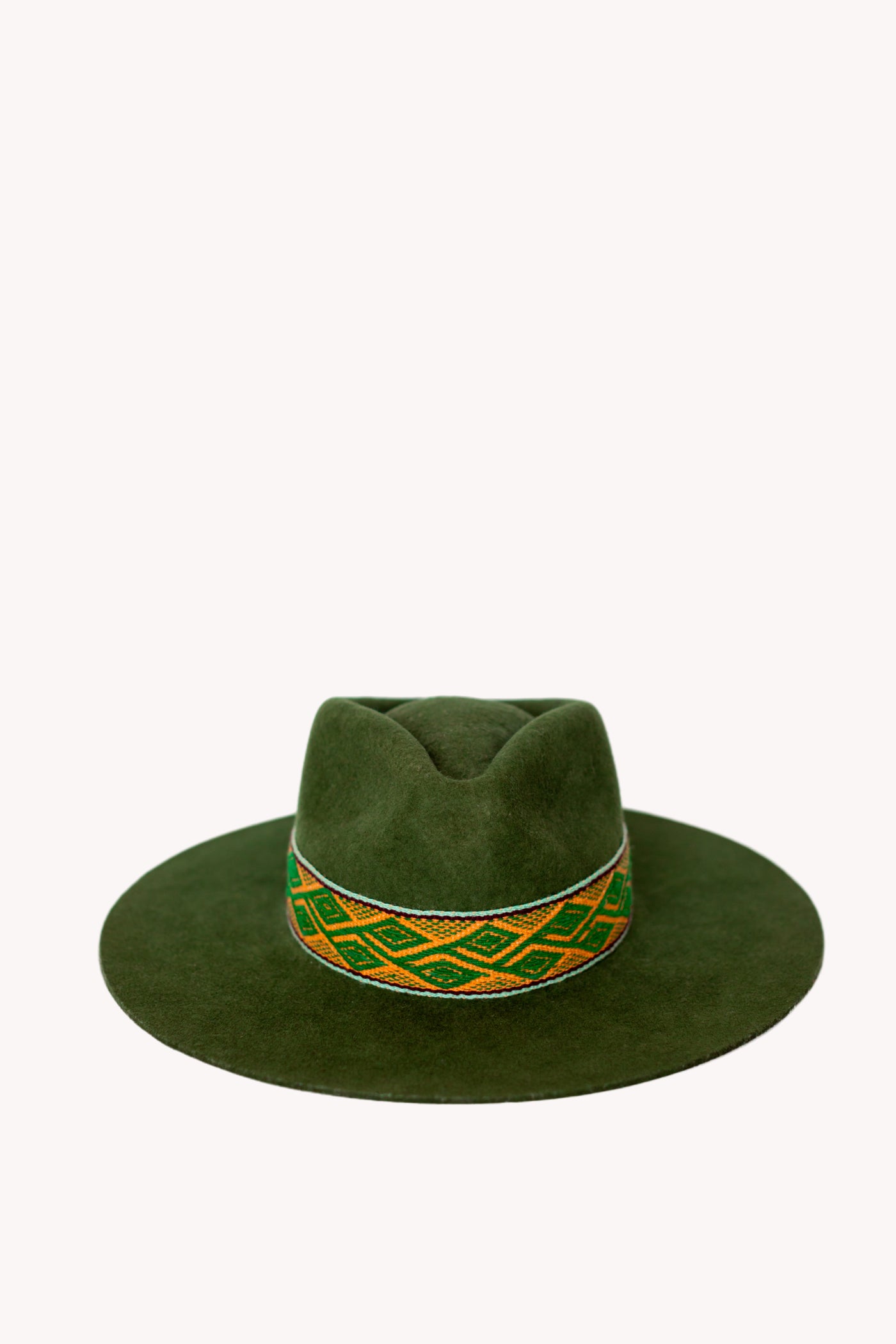 green western style Peruvian hat