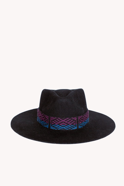 black western style hat
