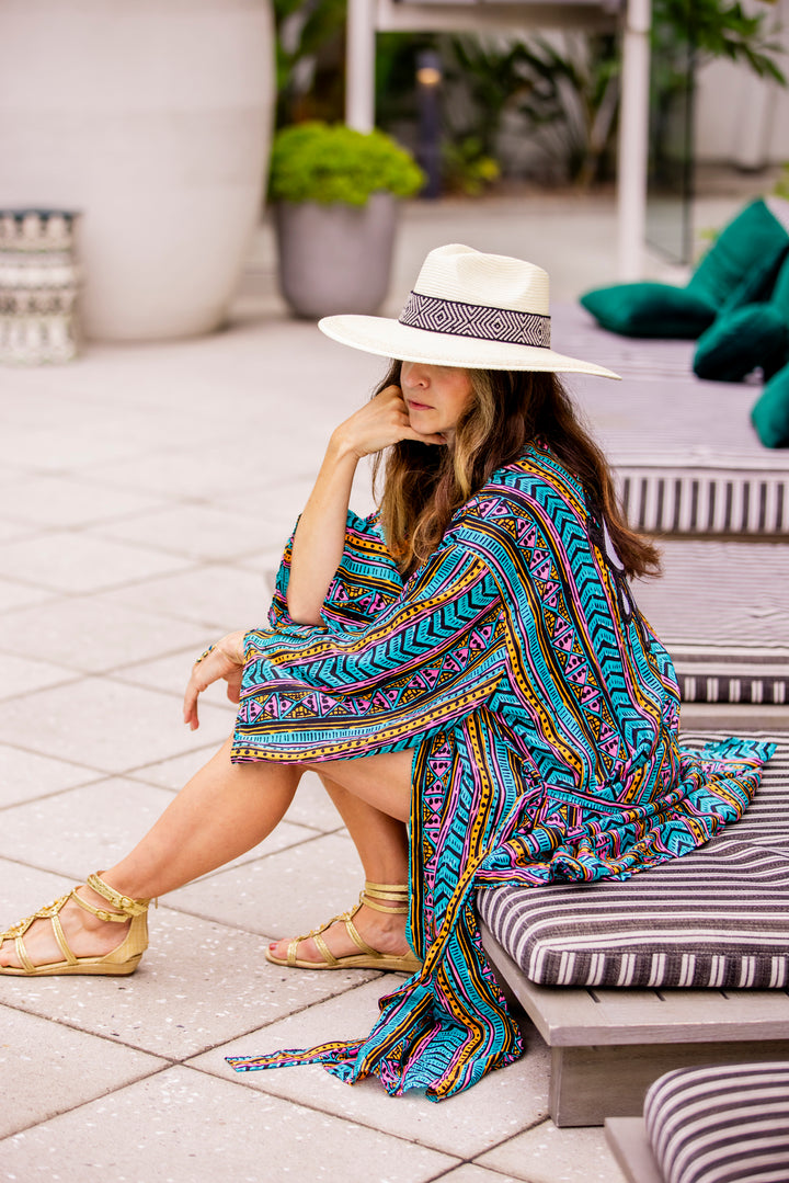 Andeana Palm Leaf fedora Fedora Palm Leaf Straw Hat – Andeana Hats main image 4