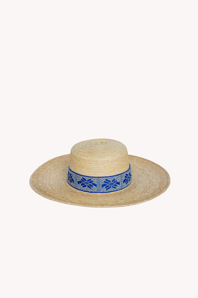 Andes Straw Spanish style palm leaf hat