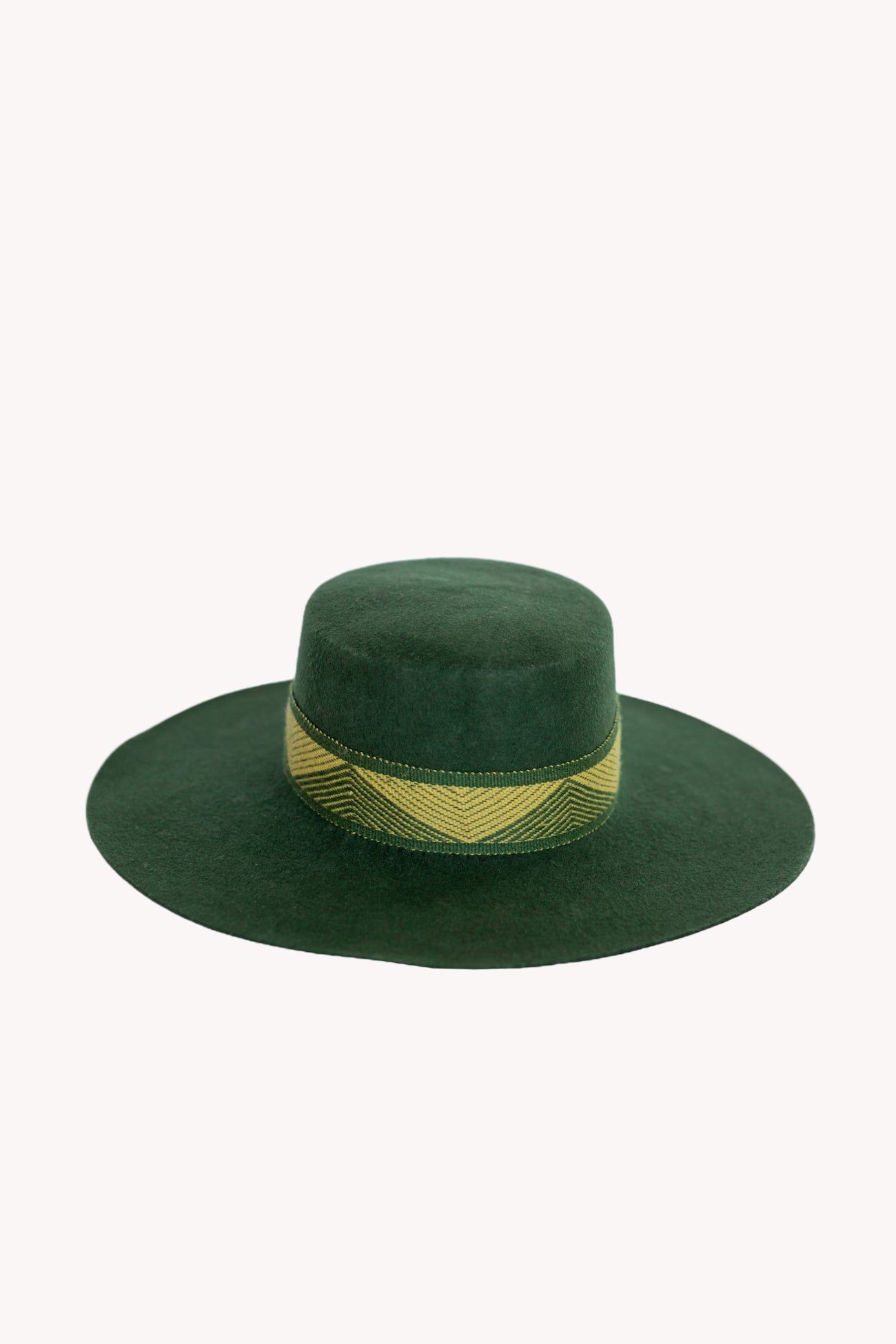 green Spanish style hat