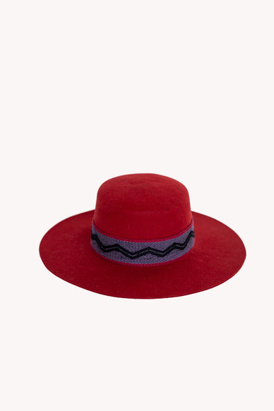 red Spanish style hat