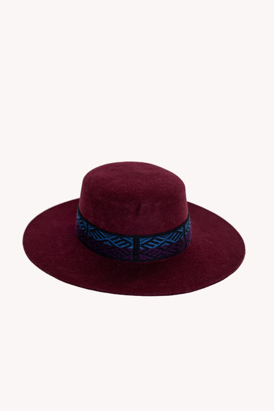 Red Spanish style fashion hat