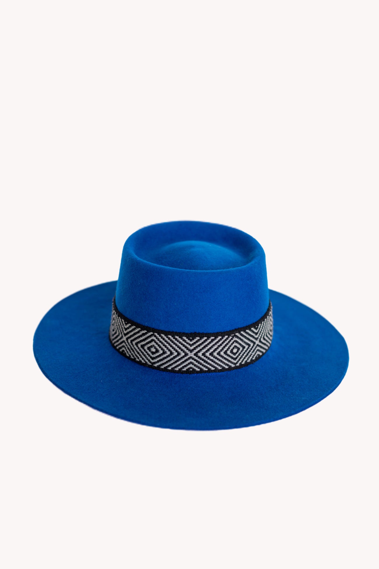 Blue Bucket style alpaca wool hat