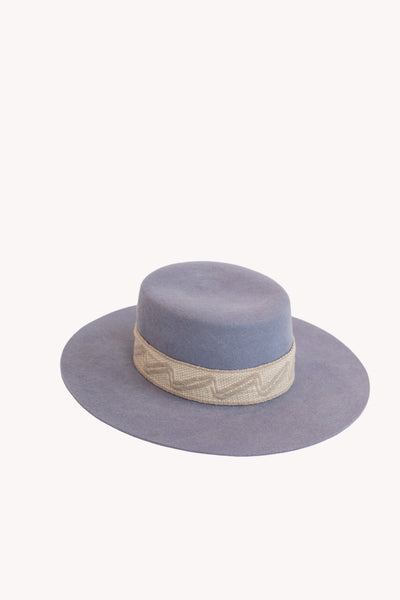 purple Spanish style hat
