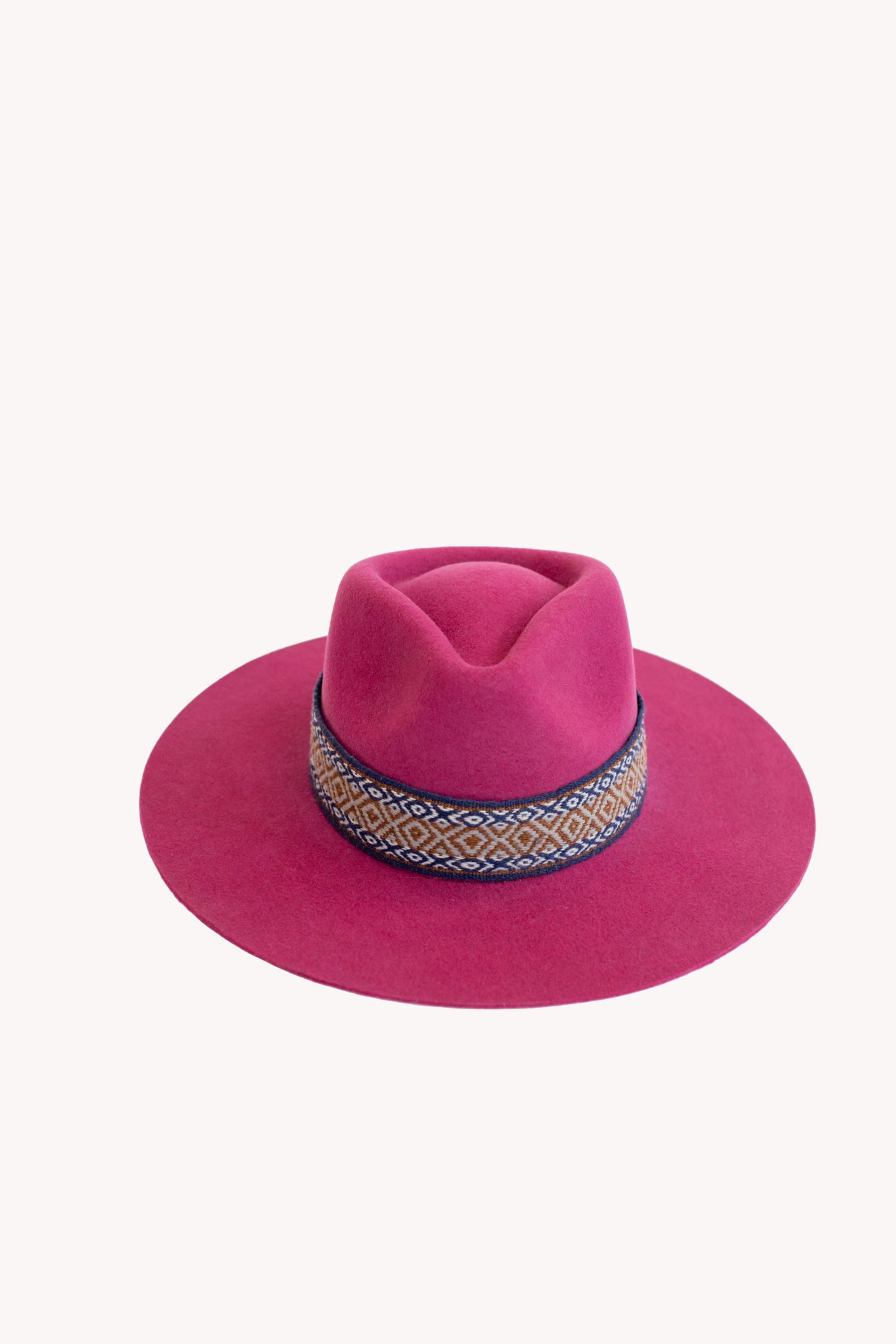 Pink western style hat