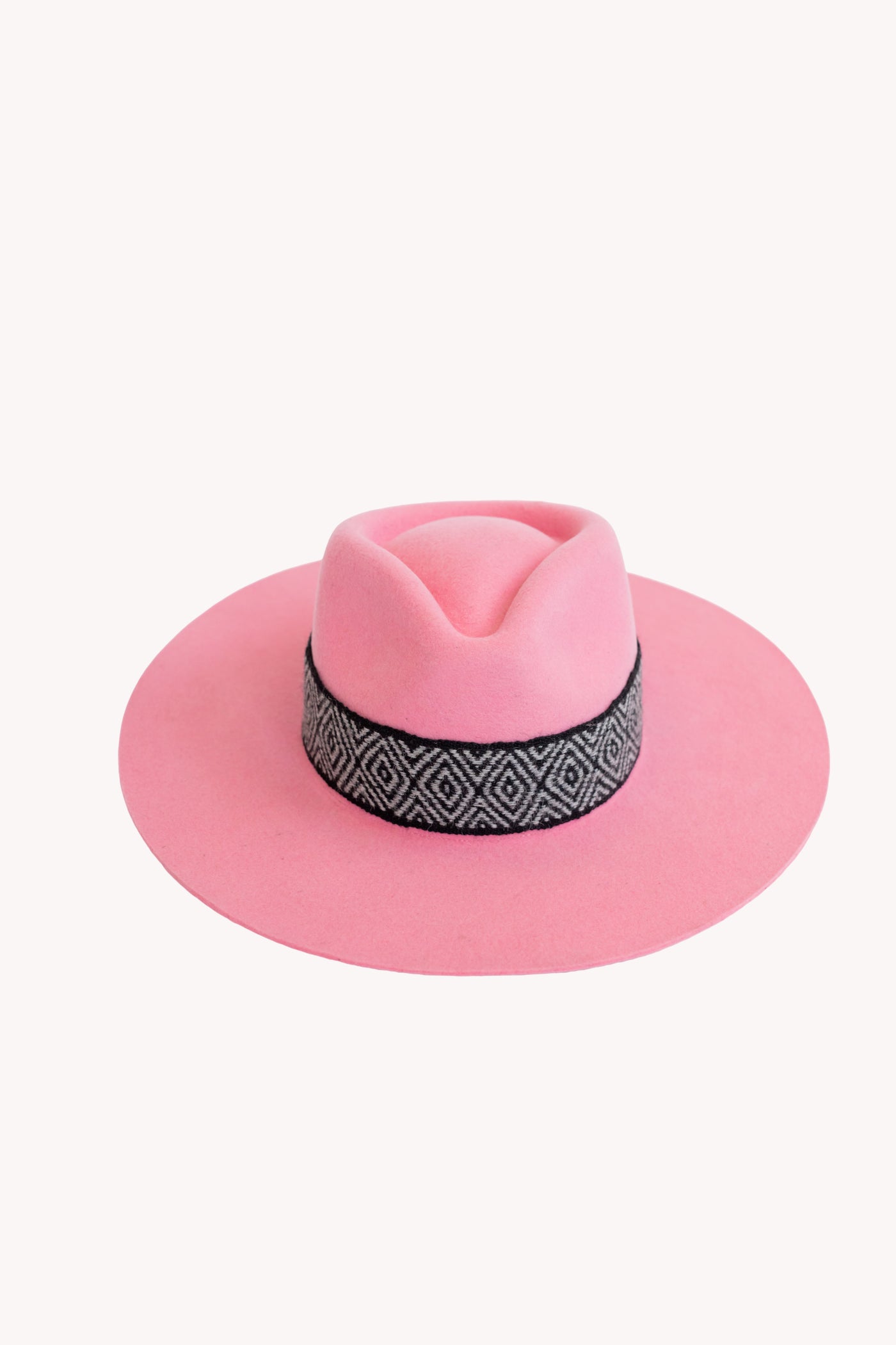 pink western style hat