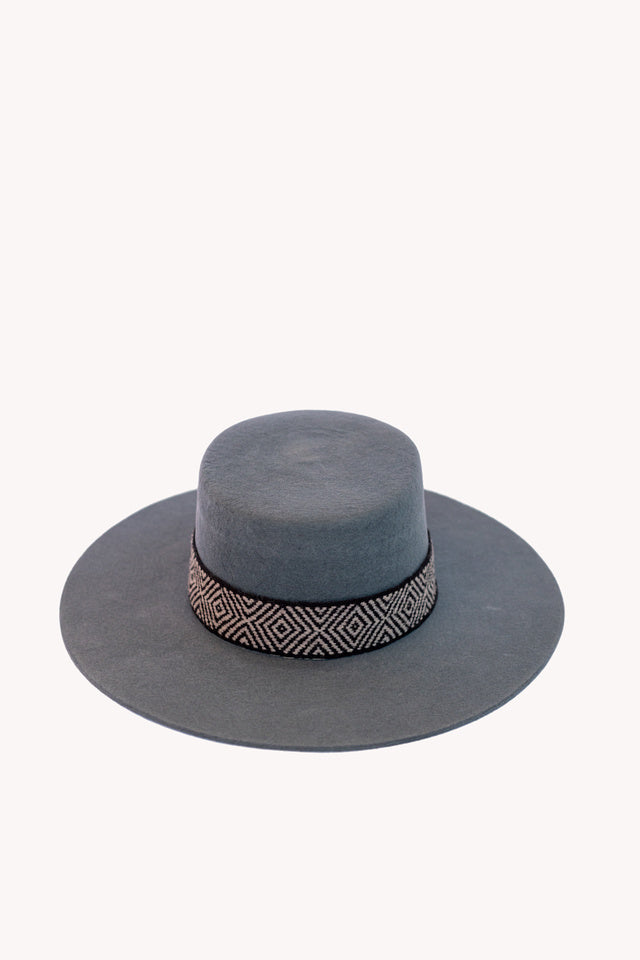blue Spanish style hat