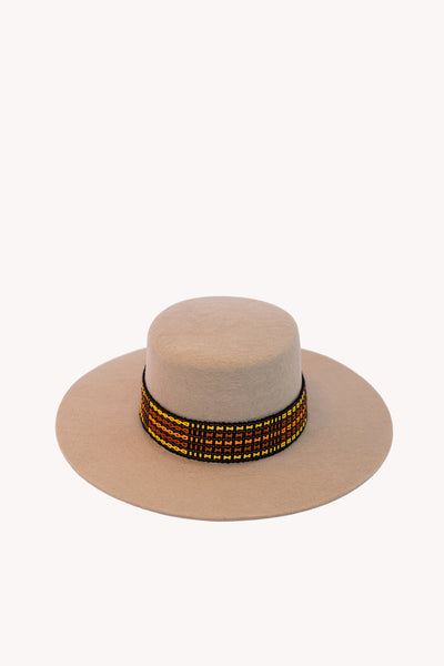 Light Beige Spanish style hat