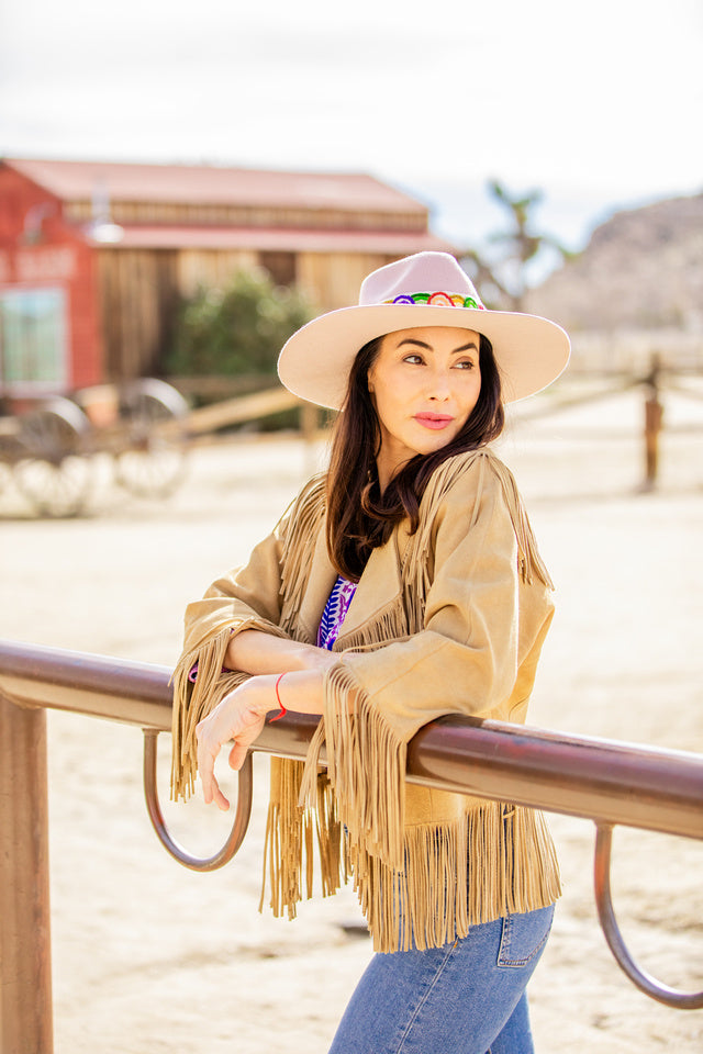 Dusty Rose Western Hat – Andeana Hats display picture 2