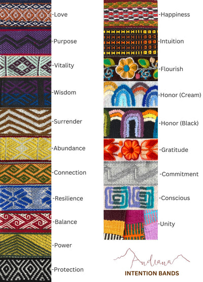 Andeana Hats Woven Intention Bands
