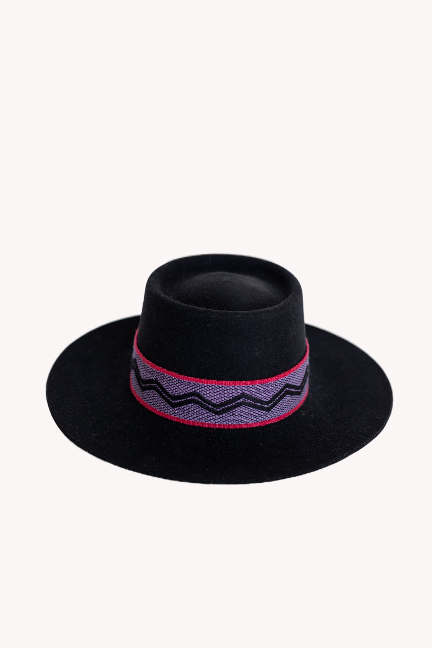 Black Bucket Hat with Purpose Intention Band Removable Intention Hat Textile Band