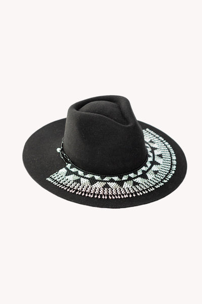 black hat necklace