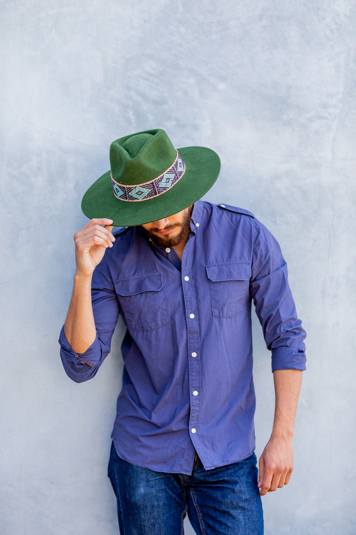 Hunter Green Western Hat – Andeana Hats