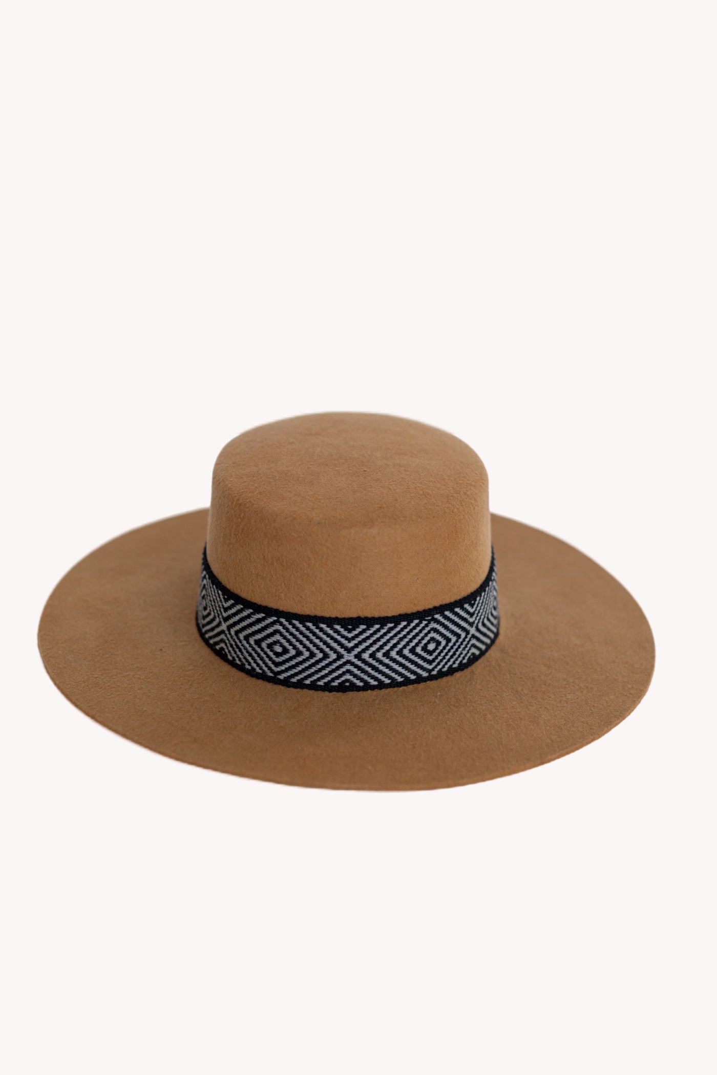 Light Brown Spanish Hat with Protection Textile Band