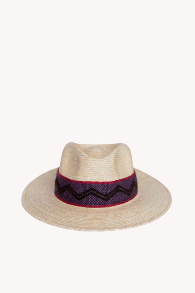 Straw Fedora Hat with Purpose Intention Band Removable Intention Hat Textile Band