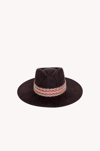brown western style hat