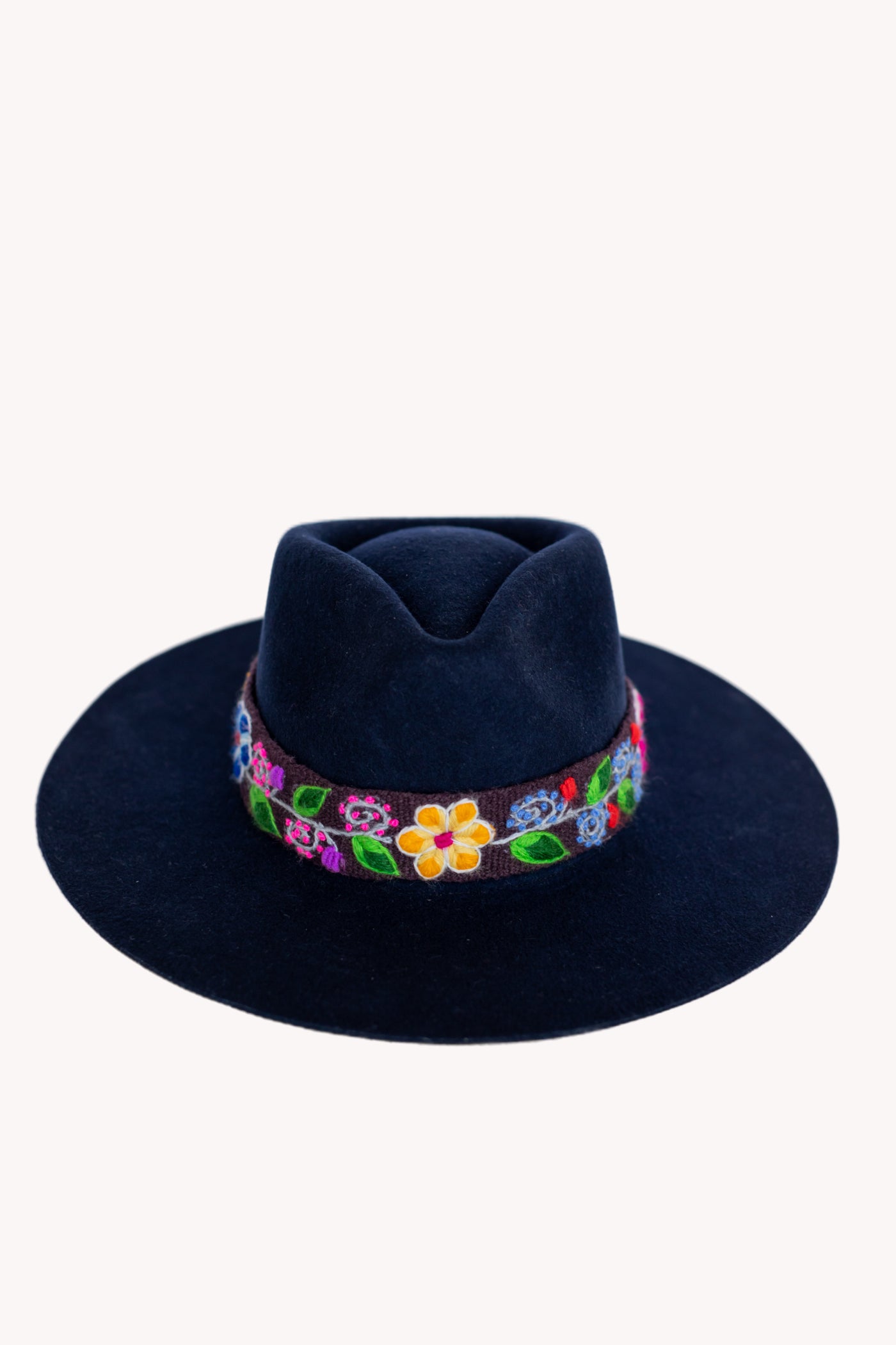 blue western style hat