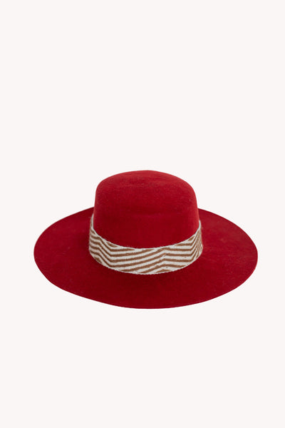 red Spanish style hat